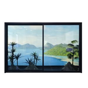 Aluminum alloy frame sliding windows