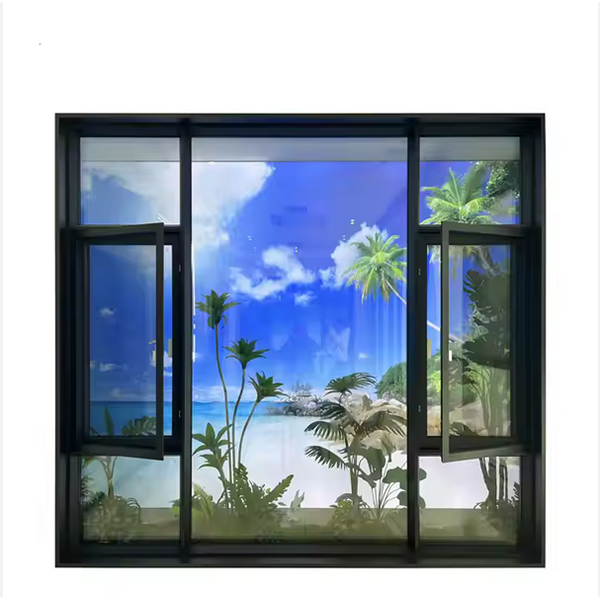 High-material , Fashion Madeling,With Minimalist Breath Aluminum Casement Windows1