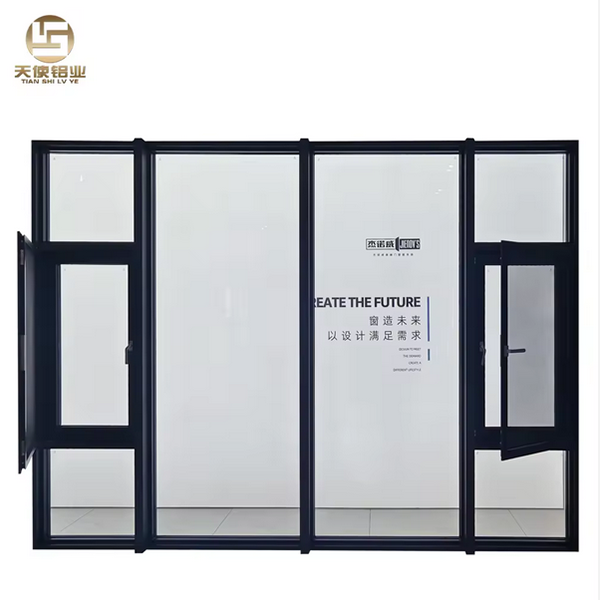 High-material , Fashion Madeling,With Minimalist Breath Aluminum Casement Windows4