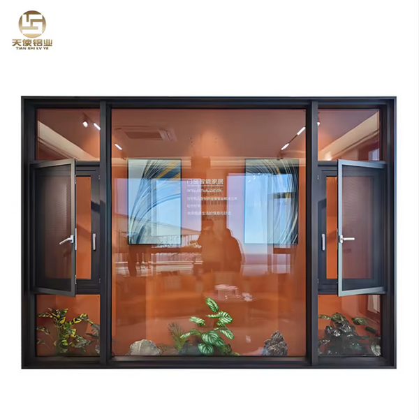 High-material , Fashion Madeling,With Minimalist Breath Aluminum Casement Windows5