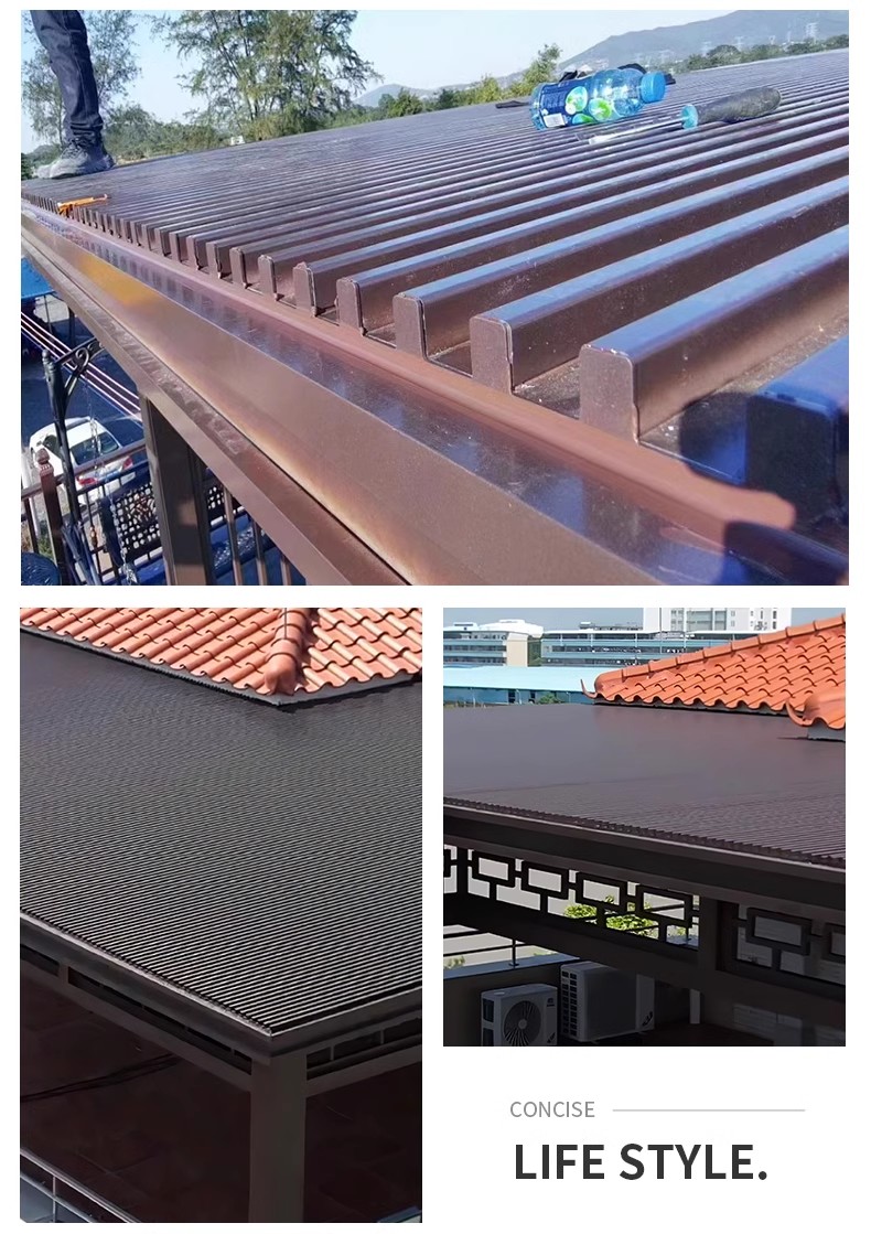 Aluminum roof panels for a wide range of uses